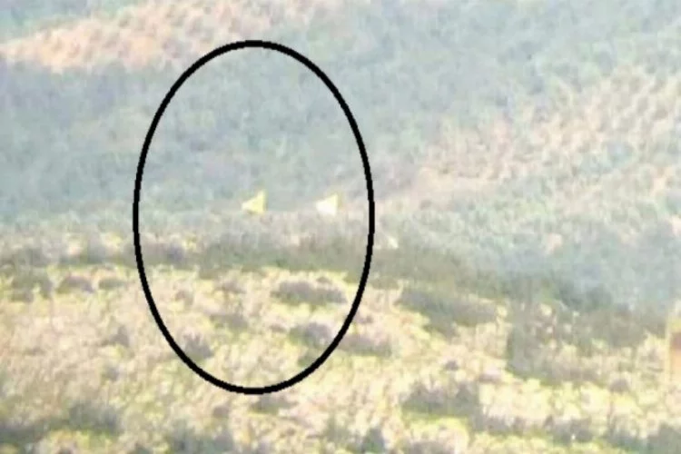 Sınırda PKK bayrağıyla tahrik! Top atışı yapıldı...