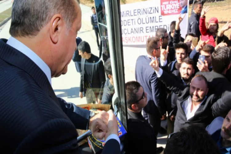 Erdoğan 'bozkurt' işaretine böyle yanıt verdi
