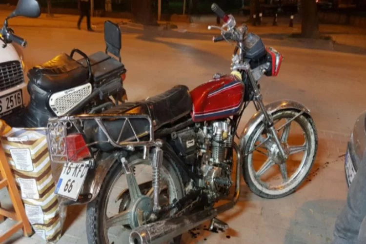 Bursa'da çöp kamyonu ile motosiklet çarpıştı