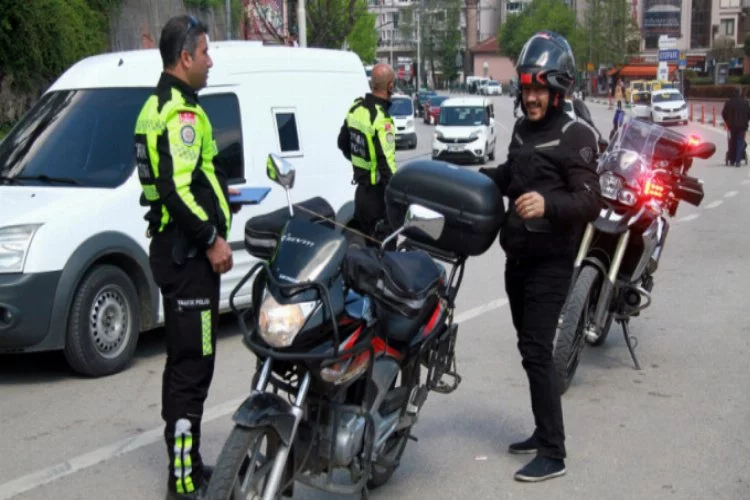 Bursa'da motosiklet operasyonu
