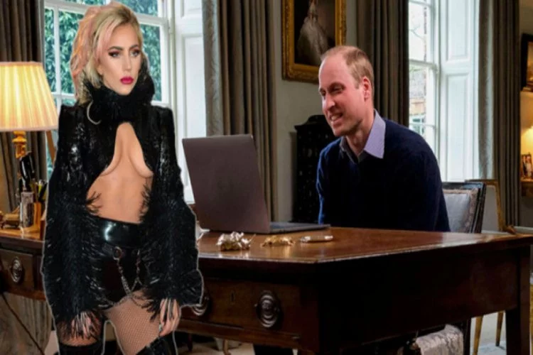 Lady Gaga'dan Prens William'a görüntülü çağrı