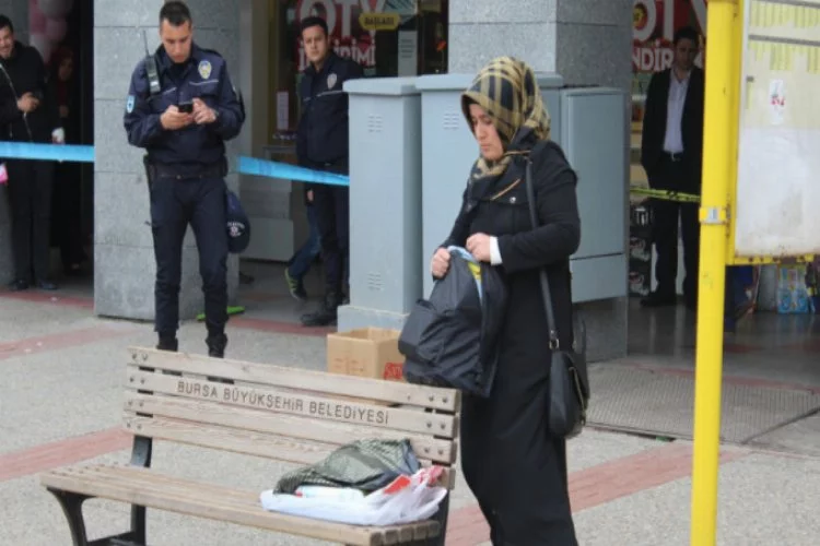 Bursa'da şüpheli çanta paniği! Genç kadın son anda...