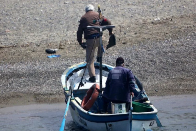 Silahla yunusları vuran balıkçılar profesöre yakalandı