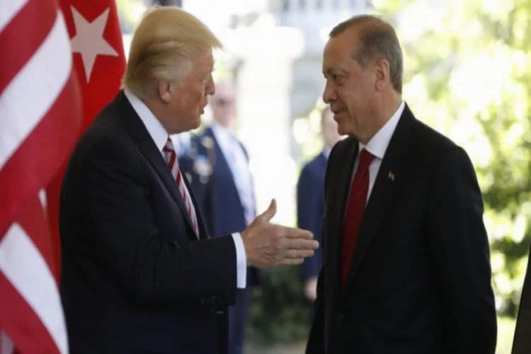 Beyaz Saray'da Erdoğan, Trump'la görüştü