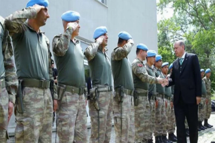 Erdoğan askerlere başsağlığı diledi