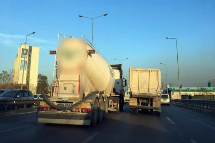 Bursa'da kural tanımayan TIR ve kamyon sürücülerine ceza yağdı