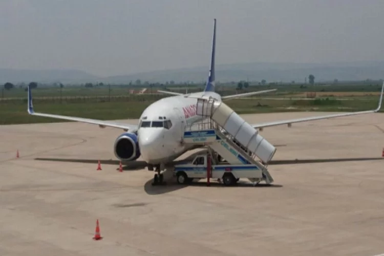 Yolcu uçağına leylek çarptı, Bursa-Ankara uçağı iptal edildi
