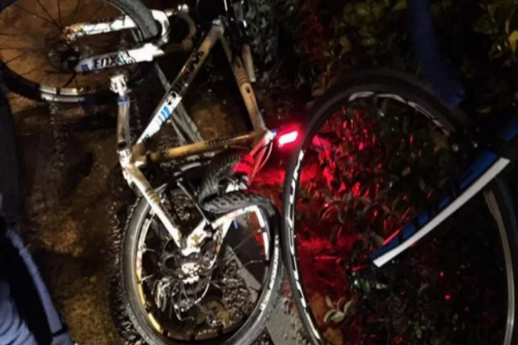Bursa'da bisiklet sürücüsüne araç çarptı