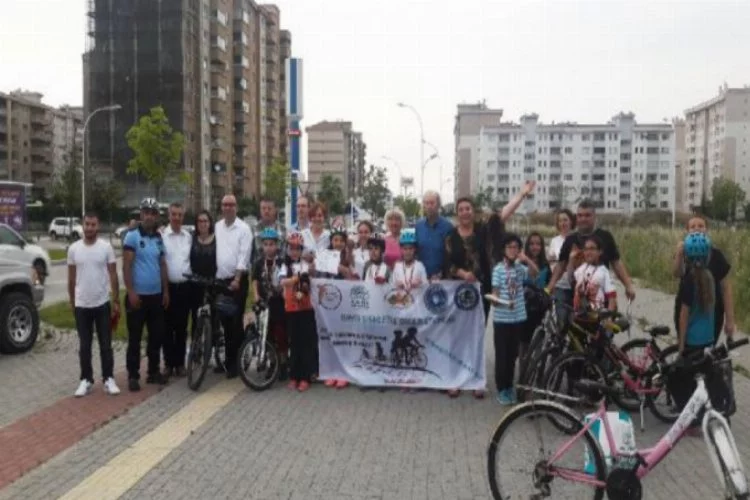 Bursa'da öğrencilerin 'bisiklet' farkındalığı