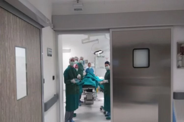 Gürsu Devlet Hastanesi'nde ilk ameliyat yapıldı