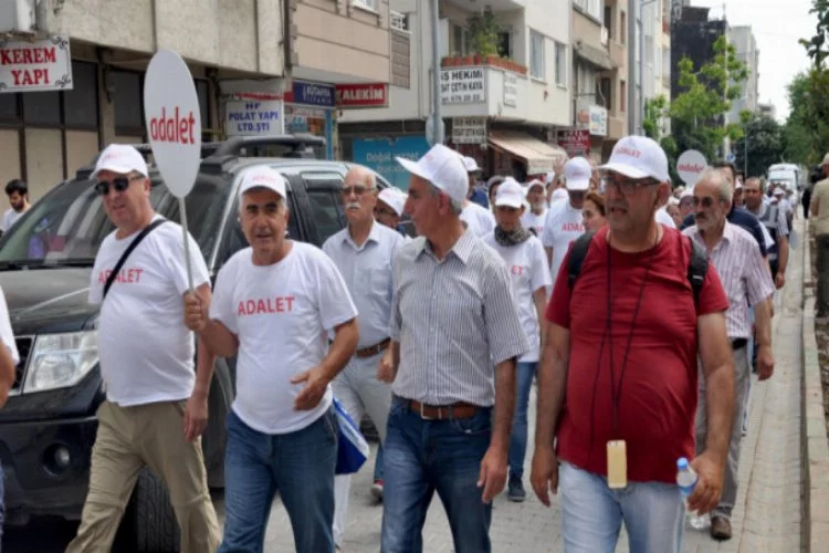 Bursa'da "Adalet Yürüyüşü"