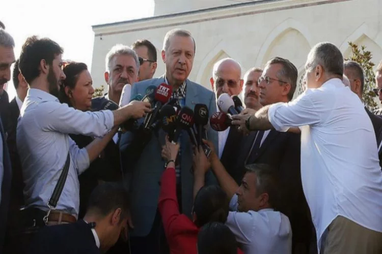 Cumhurbaşkanı Erdoğan, camide rahatsızlandı