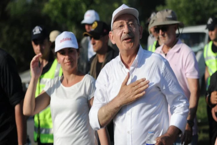 Kılıçdaroğlu 'Adalet Yürüyüşü'nün 12'inci gününde konuştu