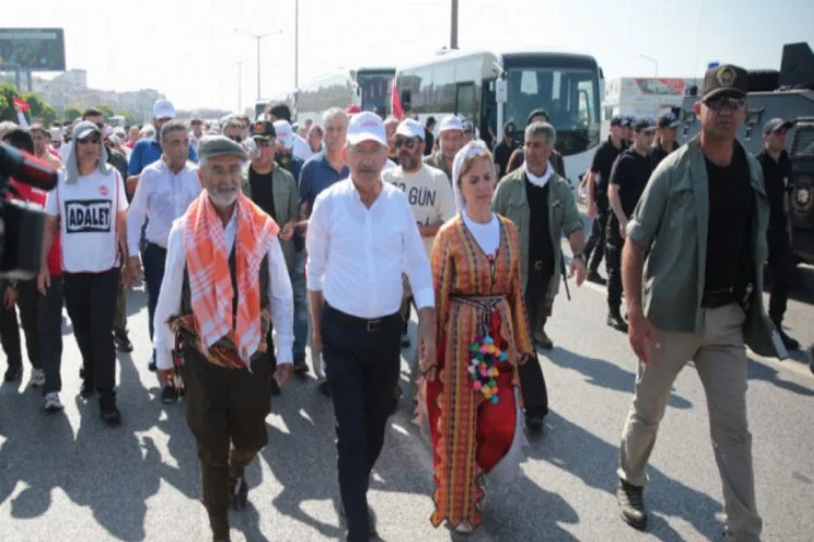 Kılıçdaroğlu yürüyüşün 23. gününde İstanbul'a ulaştı
