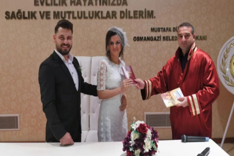 Bursa'da nikah kıymak için bugünü beklediler... 07.07.2017