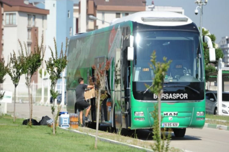 Bursaspor'un otobüsü yola çıktı
