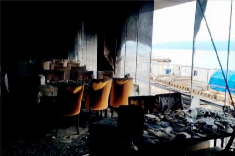 Bursa'da lüks balık lokantası yandı
