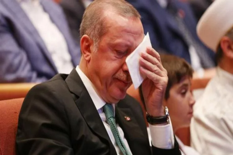 Erdoğan'ın gözyaşları! O videoyu izleyince...