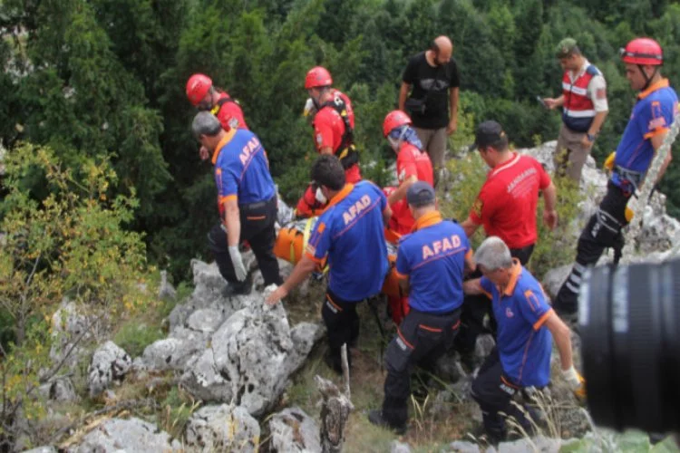Bursa'da üniversiteli genç dağcı feci şekilde can verdi