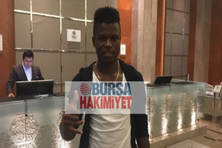 Bursaspor'un yeni transferi Agu geldi! İşte ilk sözleri