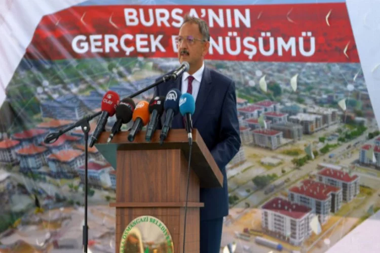 Bursa'daki  dev kentsel dönüşüm projesinde anahtar teslimi başladı