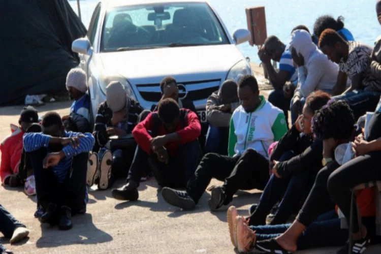 40 kaçak göçmen yakalandı