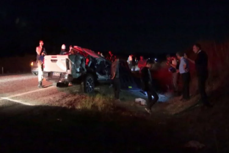 Bursa'da feci kaza! 1 ölü 3 yaralı