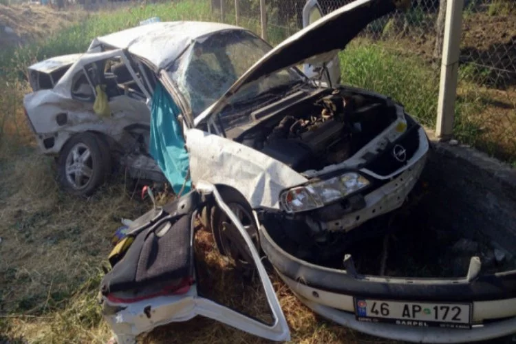 Kahramanmaraş'ta feci kaza: 1 ölü, 3 yaralı