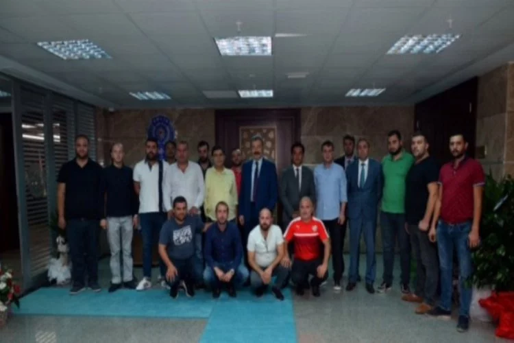 Bursaspor taraftarlarından yeni emniyet müdürüne ziyaret