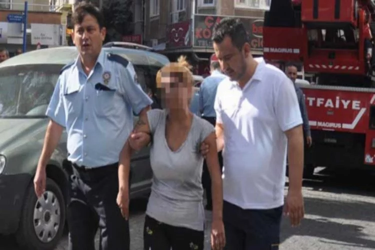 İntihara kalkışan kadını polis ikna etti