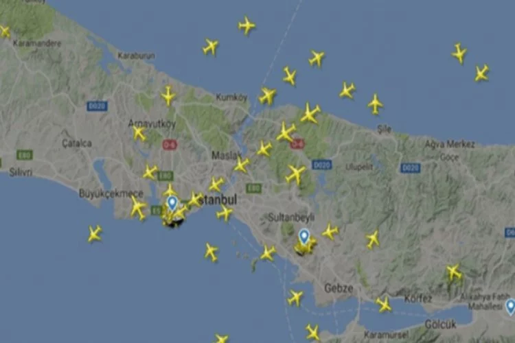 Atatürk Havalimanı'nda uçuş yoğunluğu