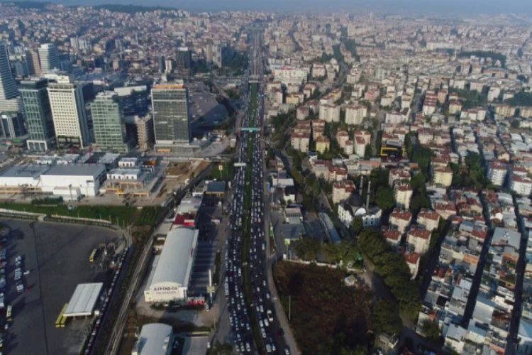 Bursa'da okul trafiği yoğunluğu