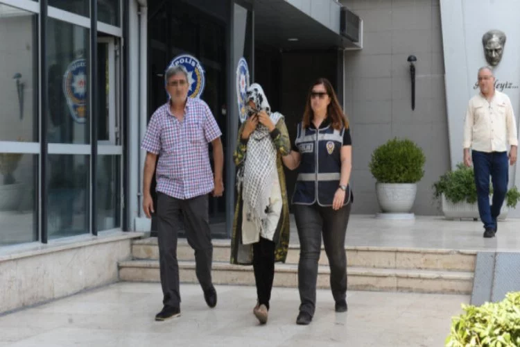 Bursa'da 9 aylık hamile hırsız yakalandı
