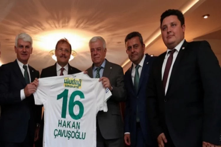 Başbakan Yardımcısı Çavuşoğlu, Bursaspor heyetini kabul etti