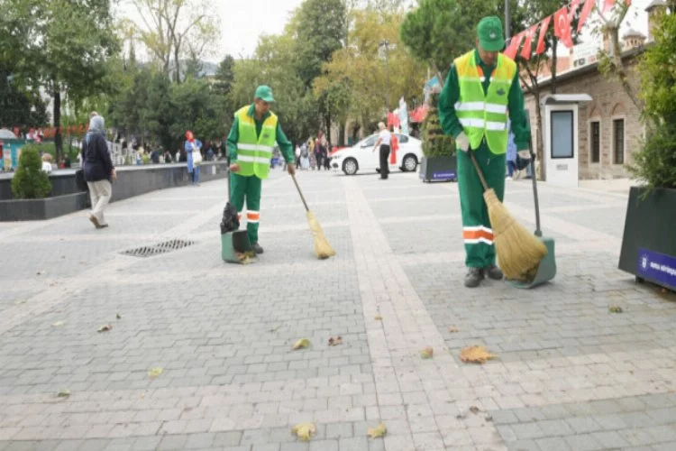 Osmangazi'de hilal taktiğiyle temizlik harekâtı