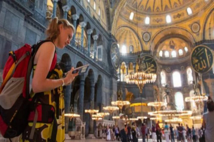 İstanbul'a gelen turist sayısı arttı...