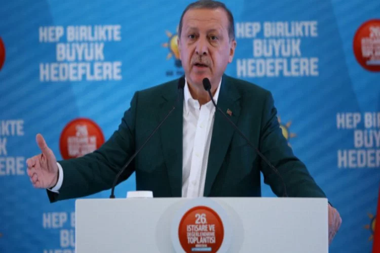Erdoğan: "İkinci bir Kobani'ye izin vermeyiz"