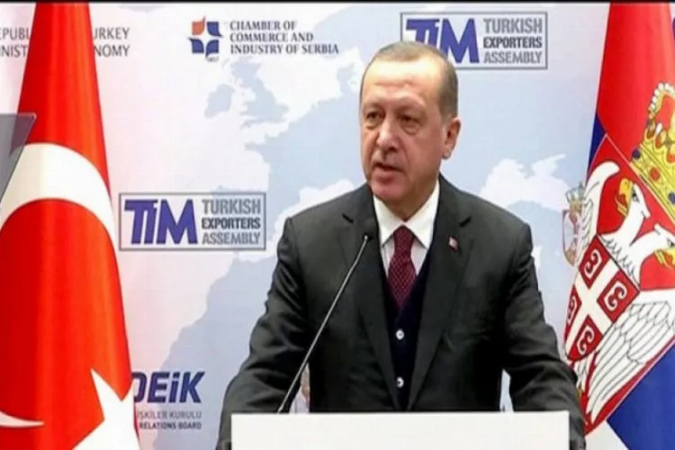 Cumhurbaşkanı Türkiye-Sırbistan İş Forumu'nda konuştu