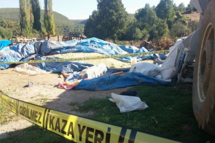 Bursa'da besi çiftliğinde telefon ölüme çaldı