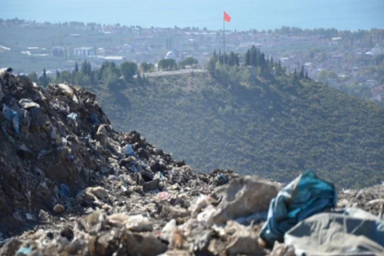 Bursa İznik'teki çöplükler yeşil alan oluyor