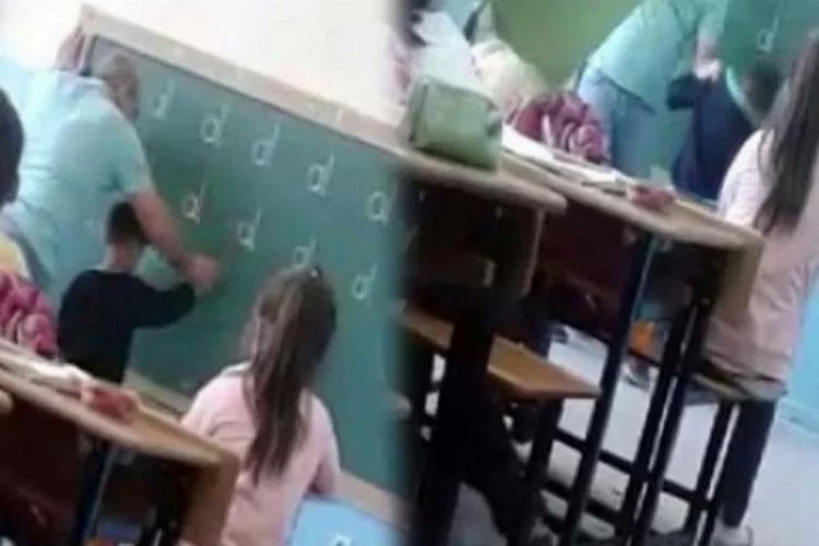 Öğrencisini döven o öğretmen gözaltında!