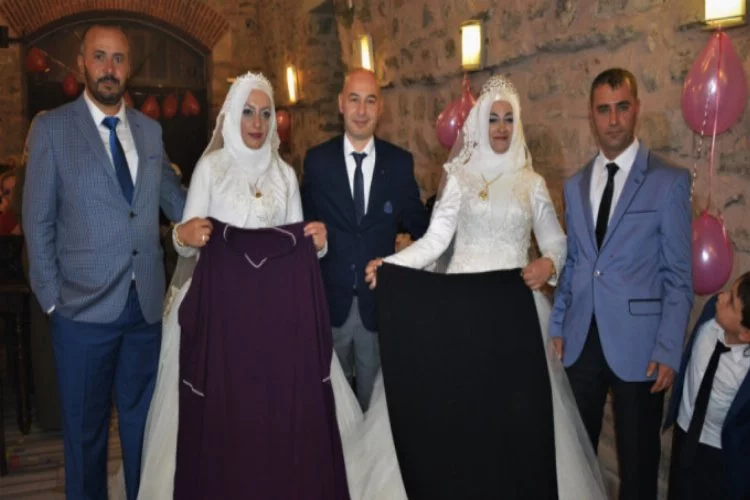 Bursa'da flaş düğün! Kilo verip tekrar evlendiler