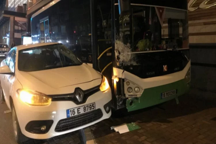 Bursa'da dikkatsiz sürücü tehlike yaşattı!