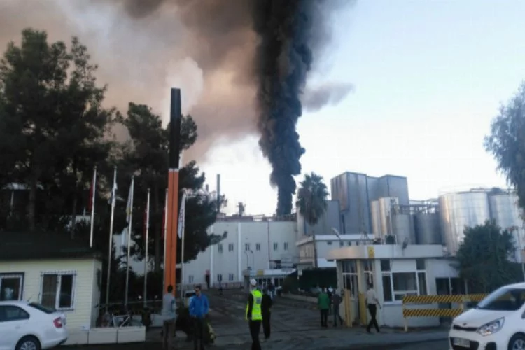 FETÖ sanığı işadamının yağ fabrikasında yangın