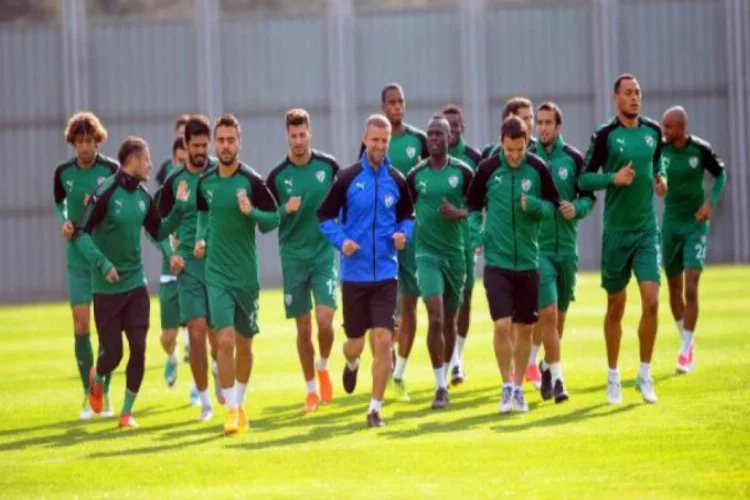 Bursaspor'da Göztepe maçı hazırlıkları başladı