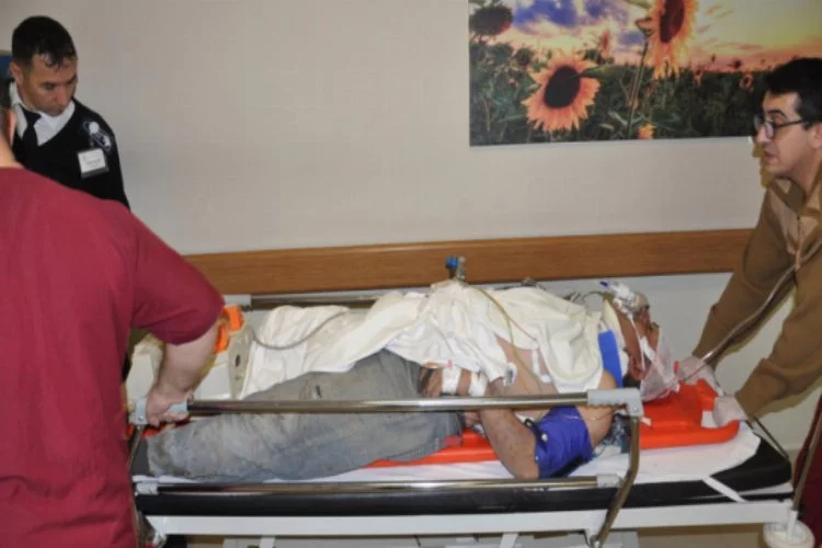 Bursa'da korkunç olay! Fabrika inşaatından düşen adam ağır yaralandı