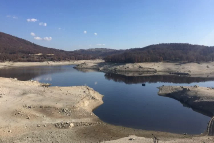 Bursa'da o baraj gün gün kuruyor