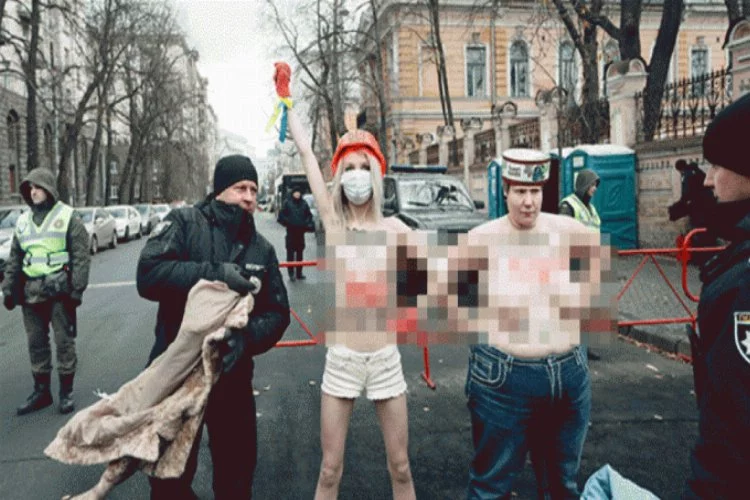 Femen'den protesto