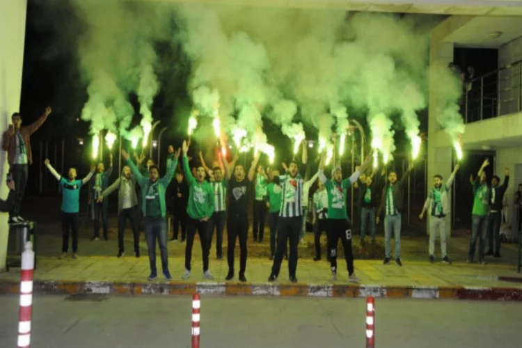 Bursaspor Konya'da böyle karşılandı