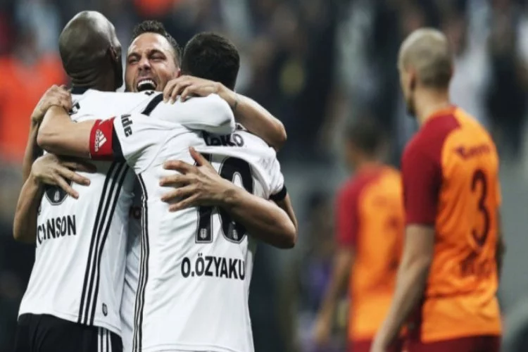 Beşiktaş, Galatasaray'ı 3 golle geçti